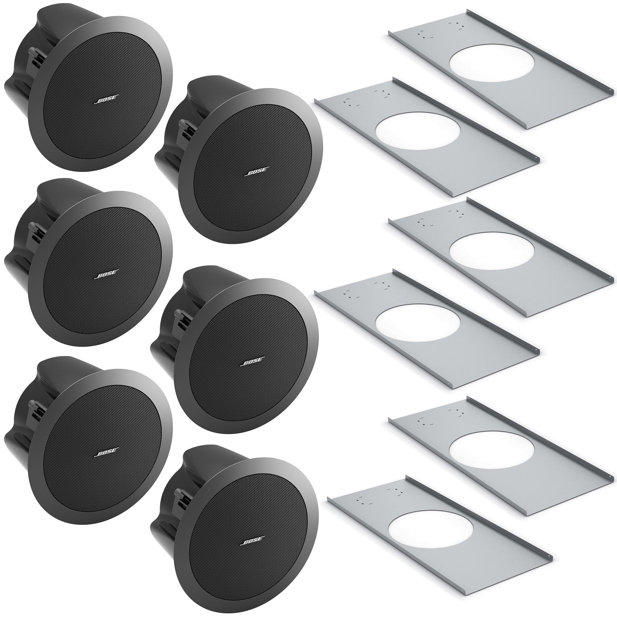 Bose 53649 FreeSpace DS 16F Contractor 6-Pack (Black