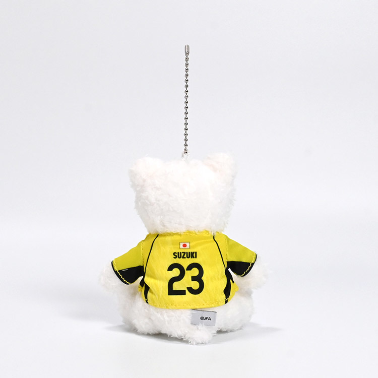 SALE】プレーヤーズベアキーホルダー2024(SAMURAI BLUE) STADIUM LINE