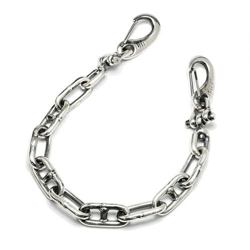 J-NS483)マリンチェーンウォレットチェーンS-シルバー925