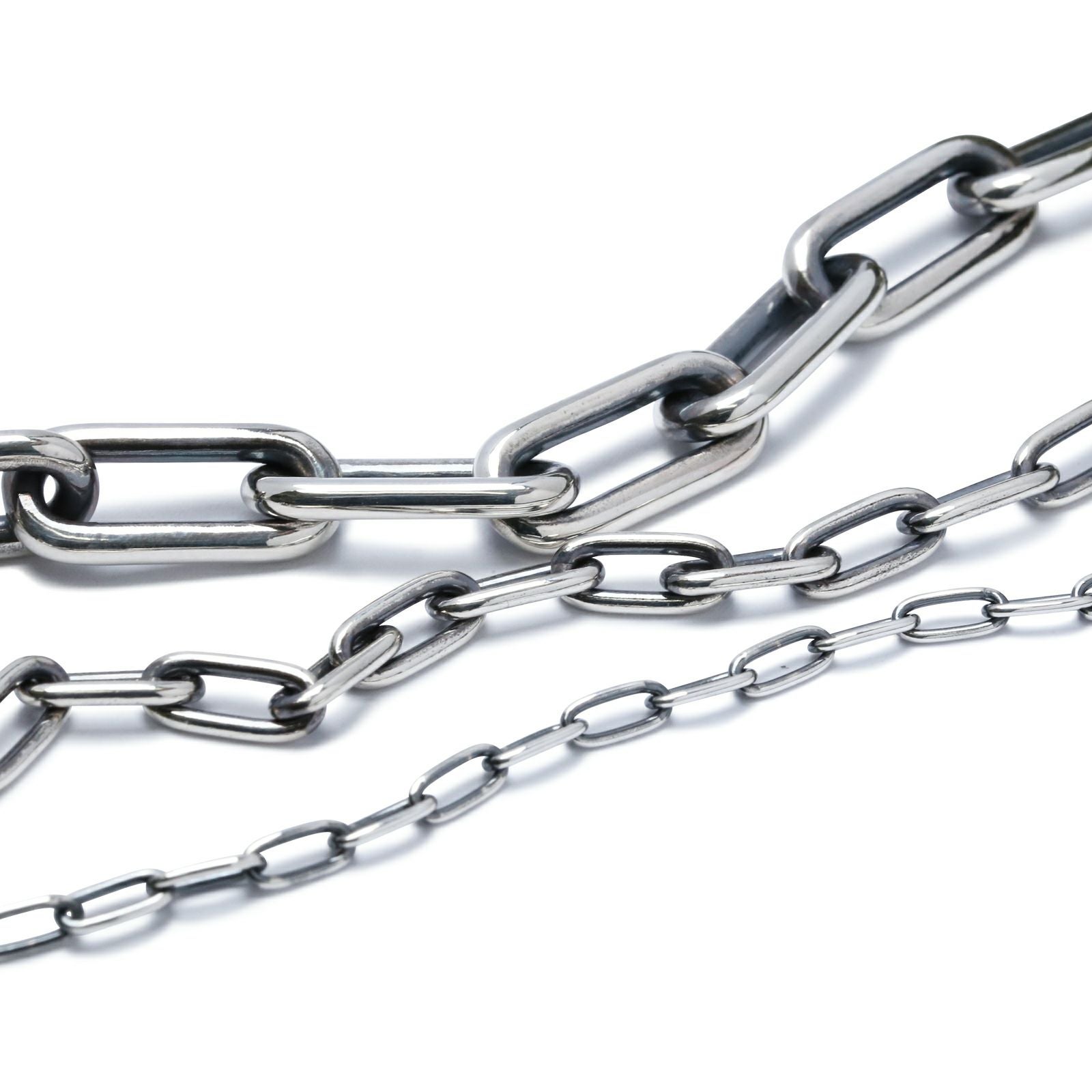 J-BR012-SV)安全ピン長アズキチェーンダイヤモンドブレスレットM