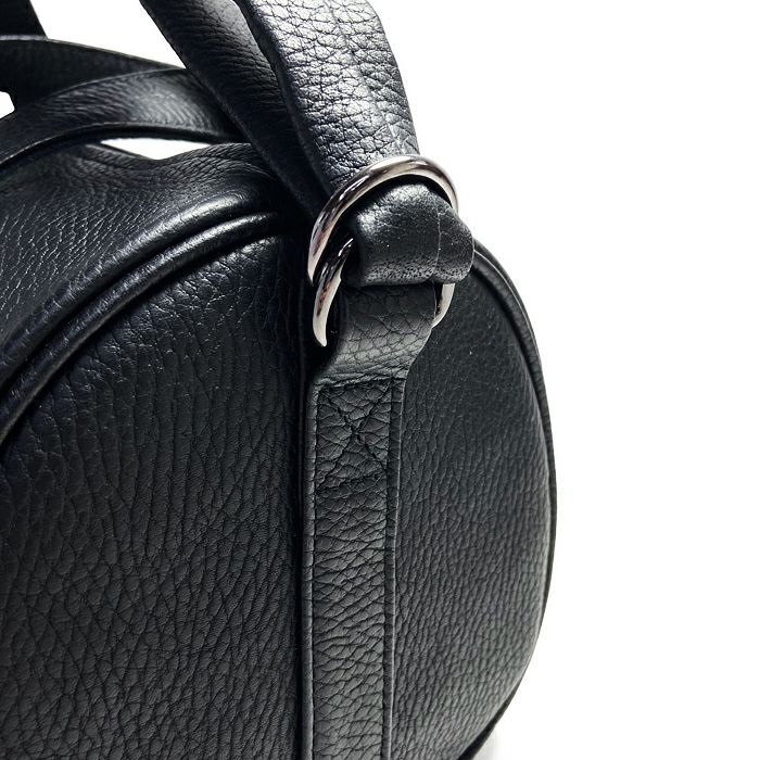 J-BG007)ENDUREレザースタッズ2WayドラムバッグショルダーバッグS