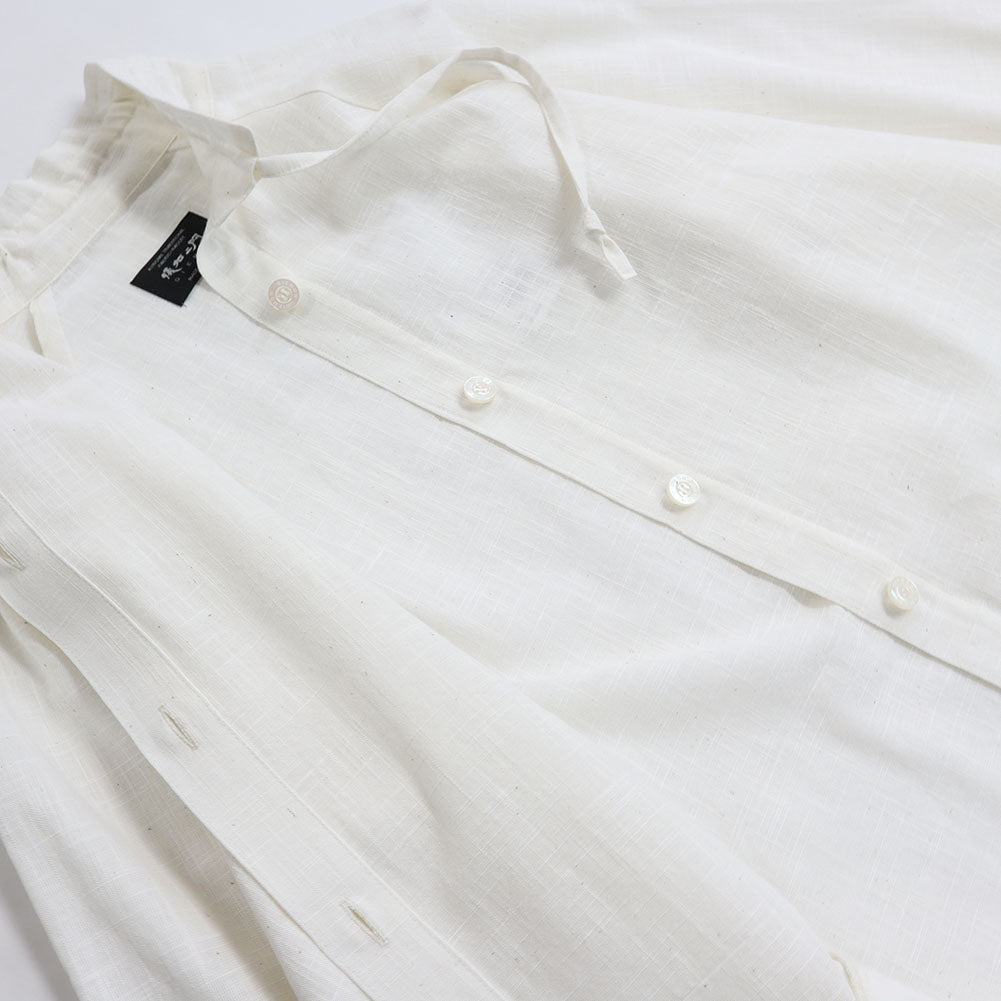 儀右ヱ門 ギエモン ぎえもん 久留米絣 チュニック丈ブラウス タ529