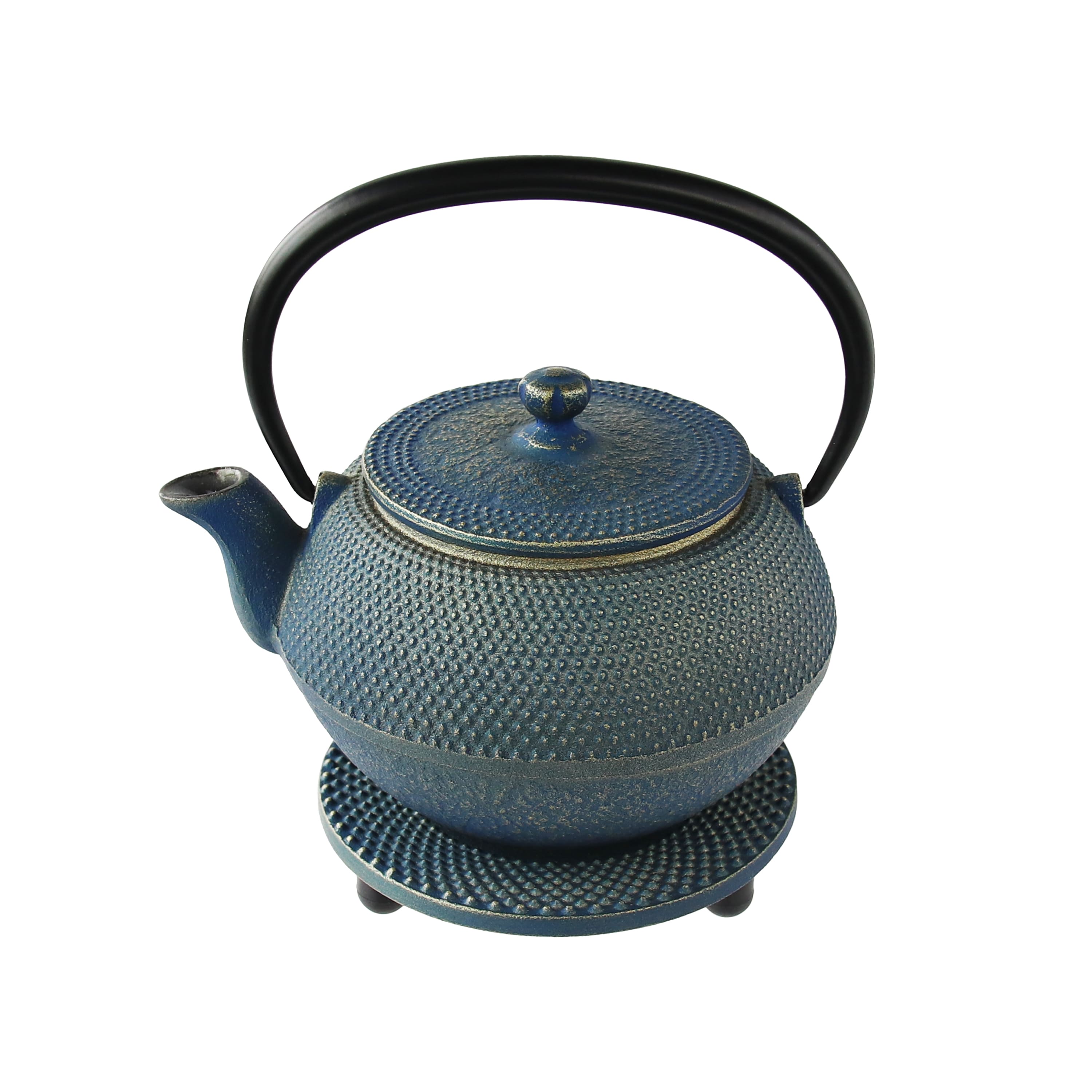 2点セット］カラー鉄急須 0.35L・瓶敷 ミニ 「星」 | 南部鉄器の老舗