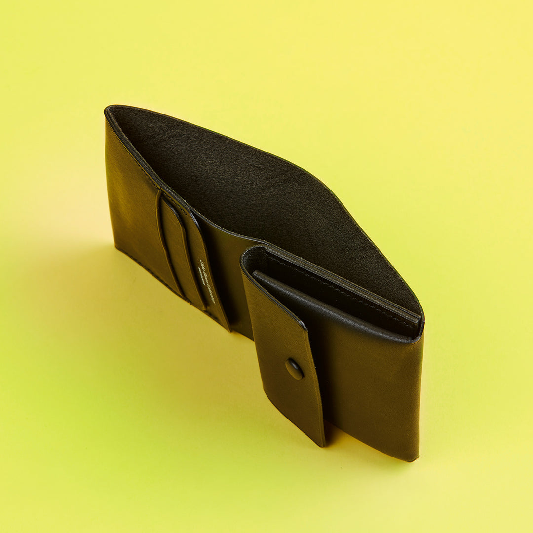 OhbaⓇLabo.－財布｜二つ折り財布｜札入れ小銭つき【R-002-MBL】 – 大