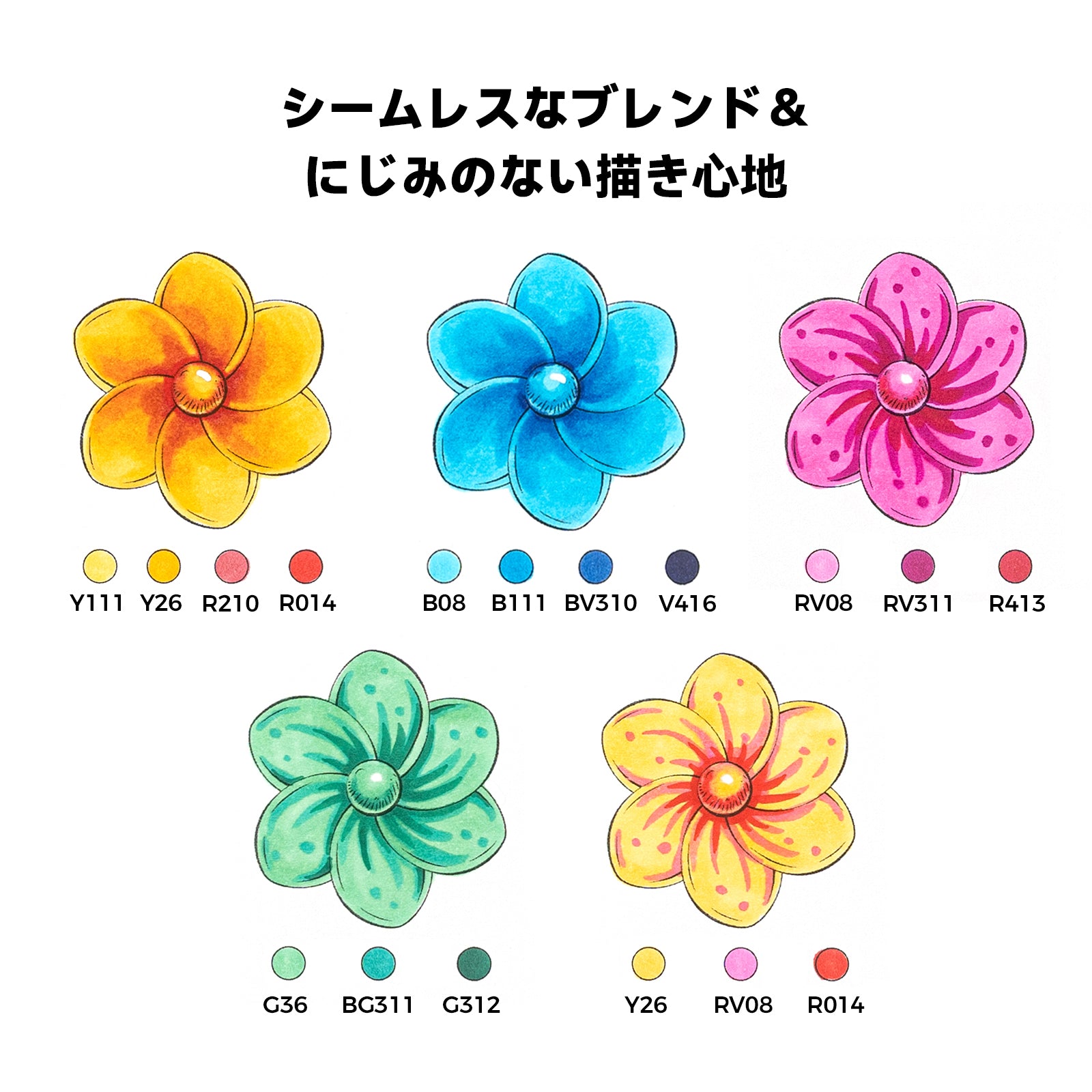 Ohuhu Honolulu イラストマーカー 72色 – Ohuhu Japan