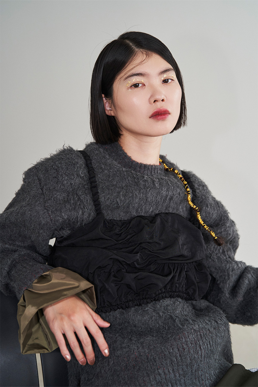 OMMO ONLINE STORE / SPIRAL SHIRRING BUSTIER