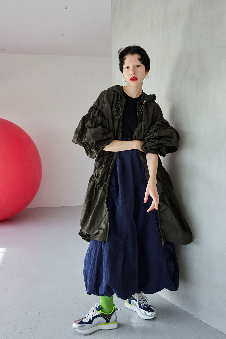 OMMO ONLINE STORE / IRREGULAR SHIRRING CT