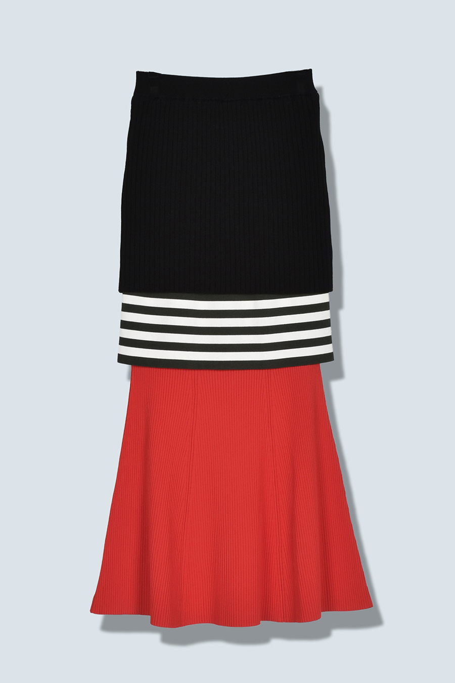 OMMO ONLINE STORE / LAYERED KNIT SK