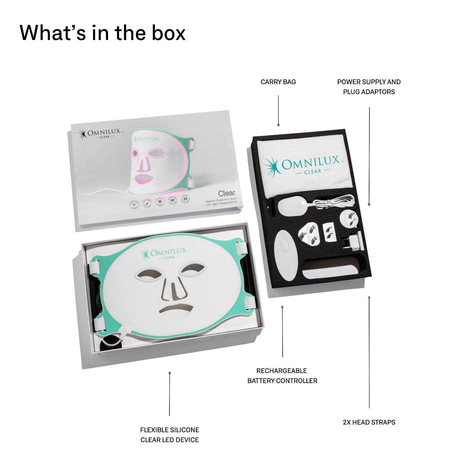 Omnilux Clear | Blue + Red LED Device for Acne