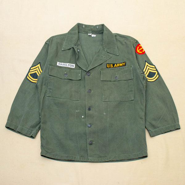 40s Vintage Modified US Army HBT Jacket - Large – Omega Militaria