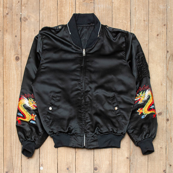 70s Vintage Embroidered Tour Jacket - Large – Omega Militaria