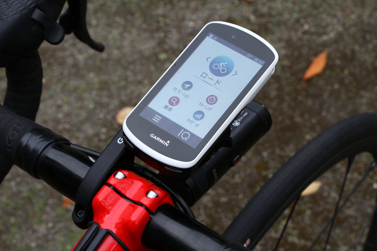 ガーミン・エッジ1030 タッチパネル式の大型ディスプレイを搭載した