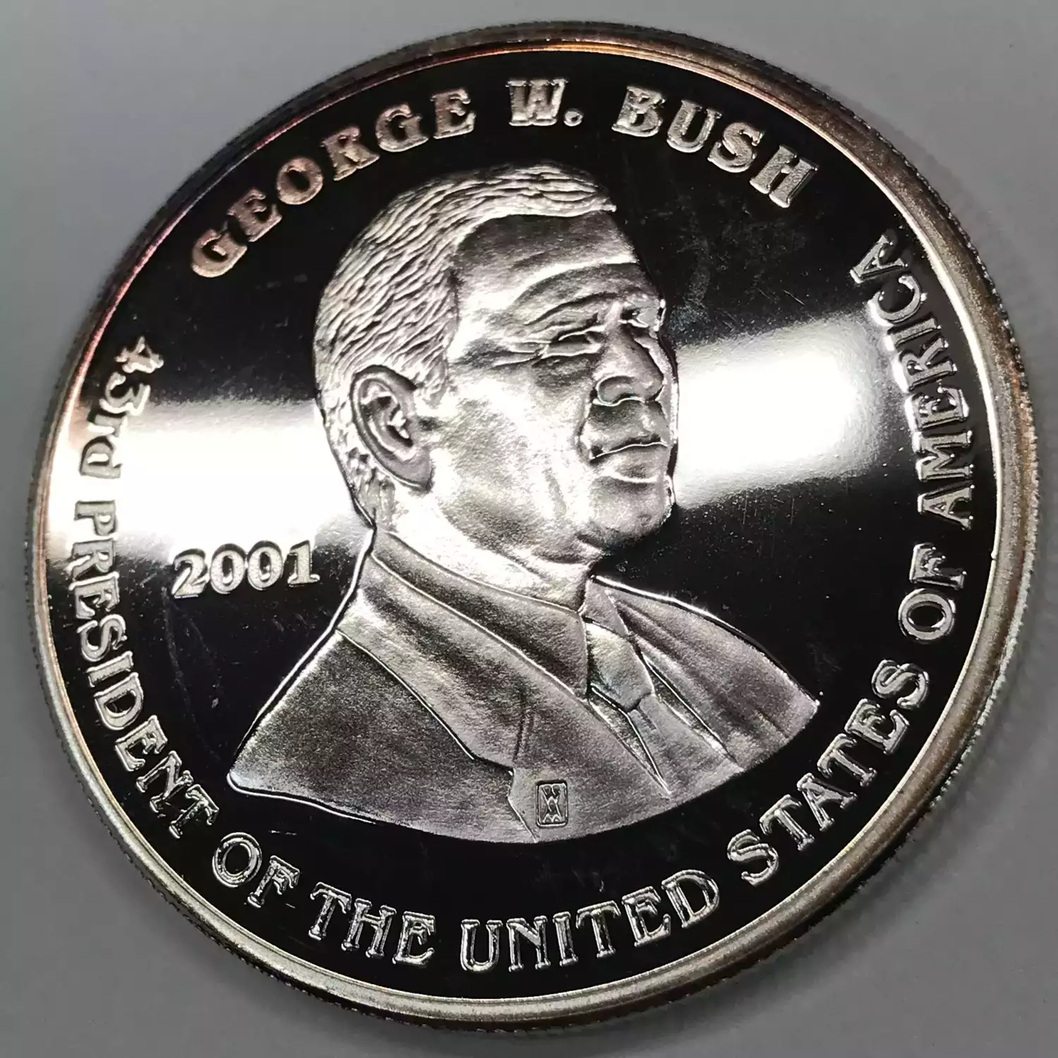 2001 1 oz Silver Bush/Gore 2000 Presidential Election - Old Pueblo