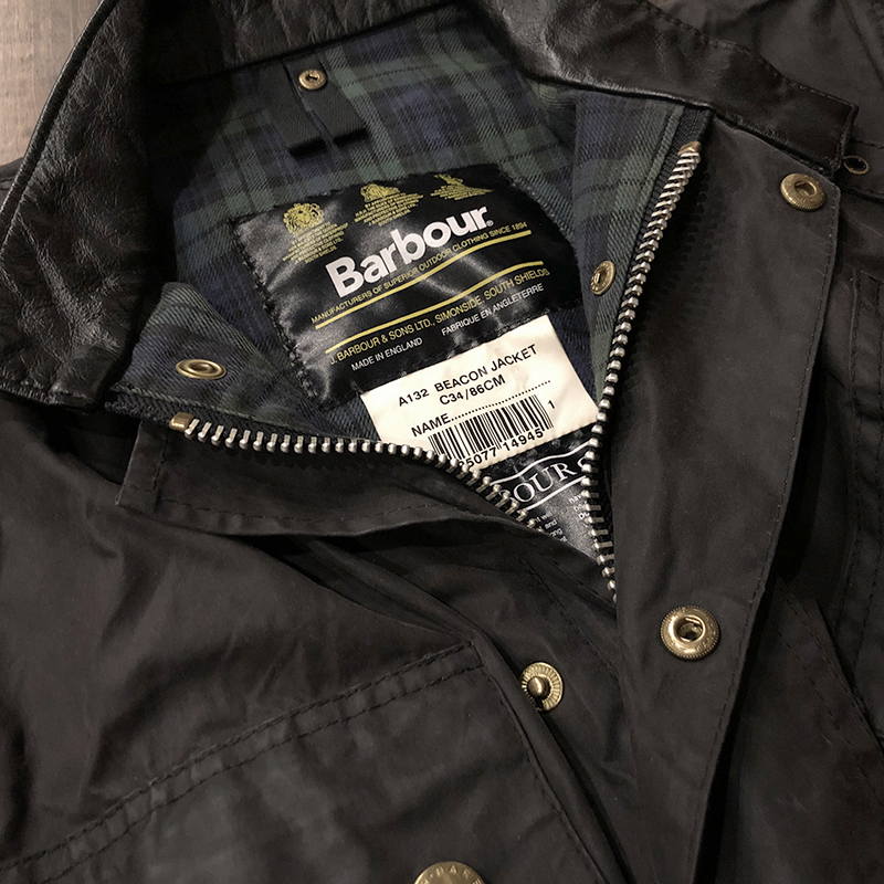 Barbour Beacon Jacket Black C34 バブアー ビーコン ジャケット