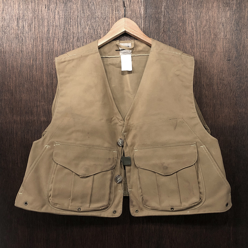 Filson Tincloth Oiled Vest 636 L Deadstock フィルソン ティンクロス