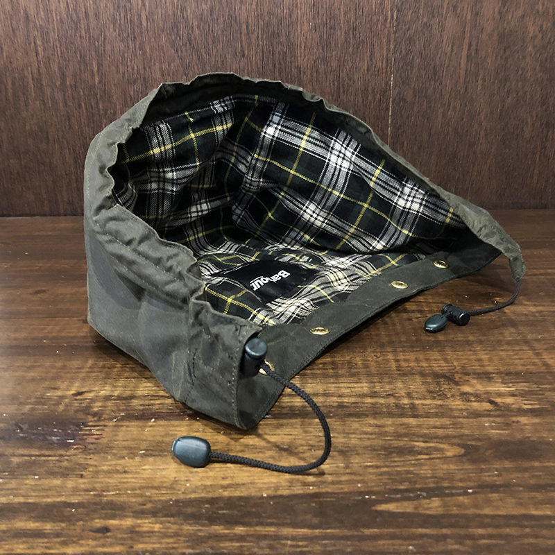 Barbour A128 Hood Sage Dress Gordon Check Inner 3Warrant Original