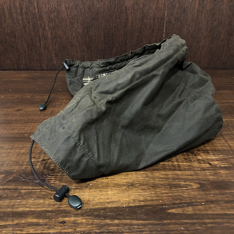 Barbour A128 Hood Sage Dress Gordon Check Inner 3Warrant Original