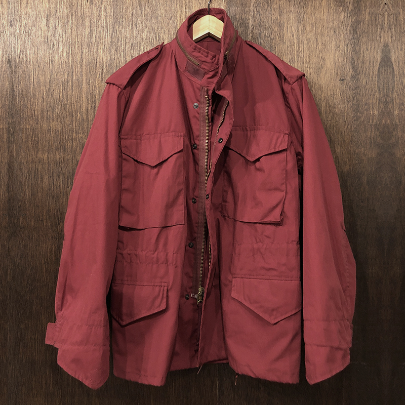 M-65 Field Jacket Carmine Red Alpha XS Reg Deadstock M65