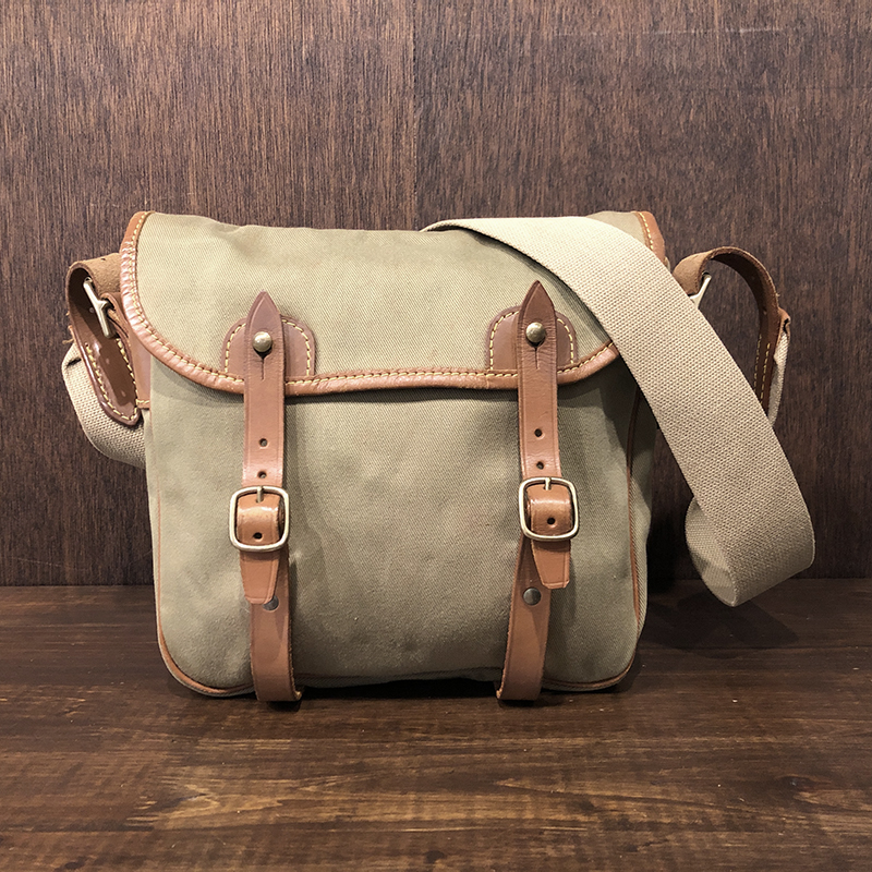 Brady Heavy Twill Classic Shoulder Bag khaki Made in England