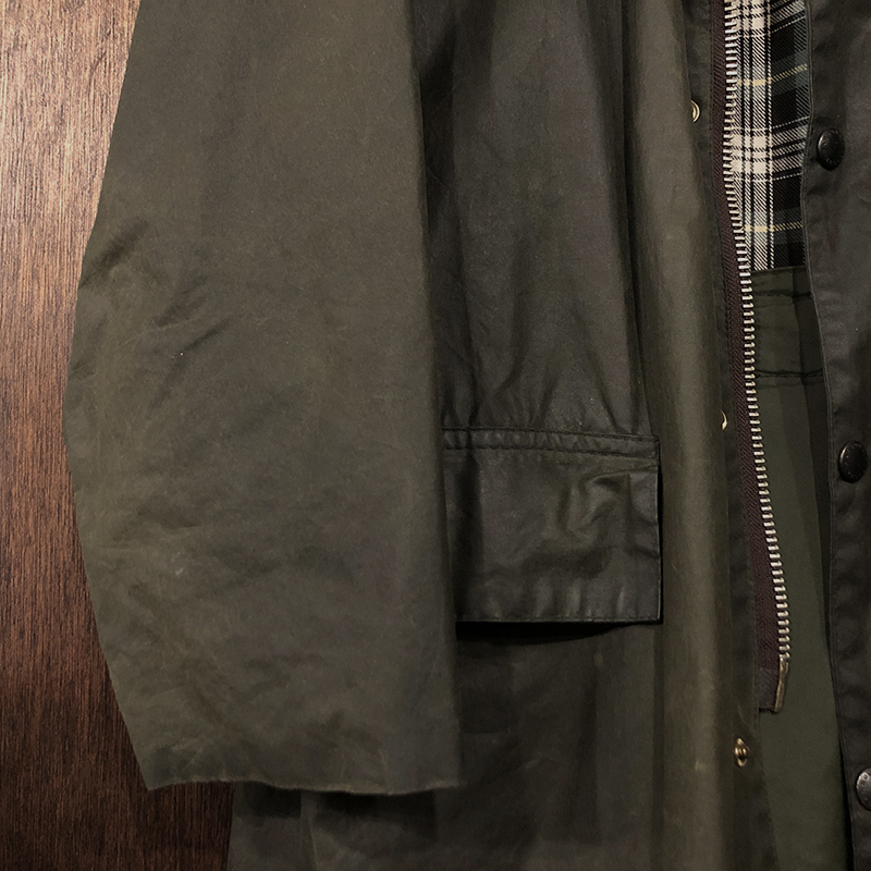 Barbour Burghley Coat 3Warrant Sage C40 バブアー バーレー コート