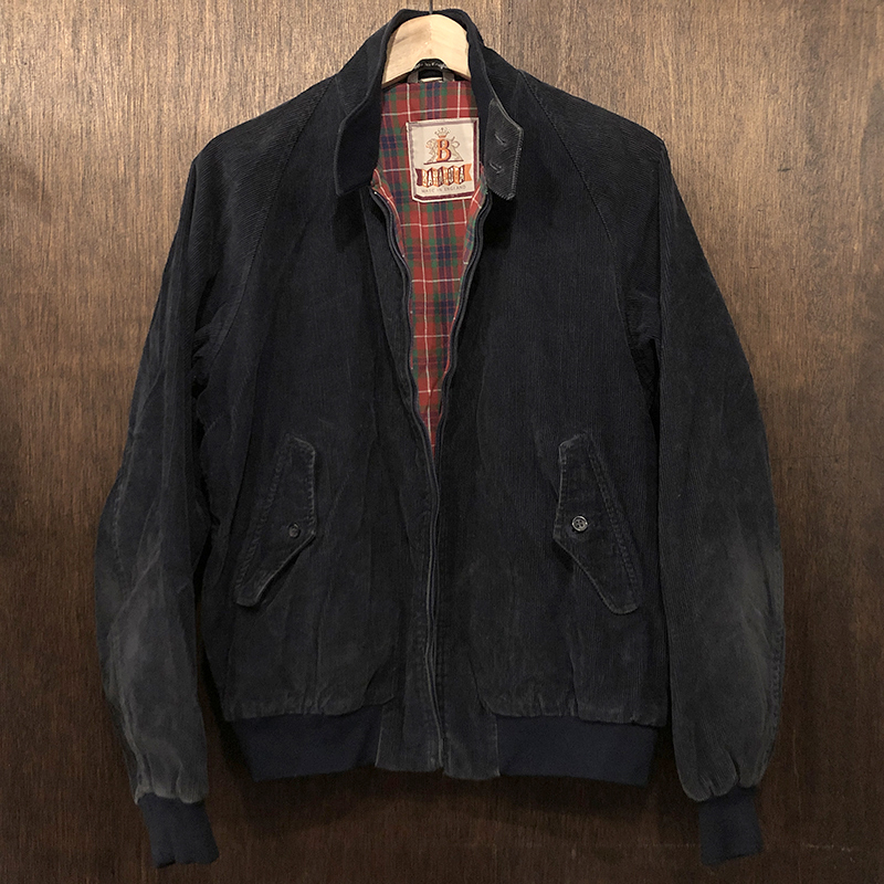 Baracuta G9 Harrington Jacket Corduroy Navy England バラクータ