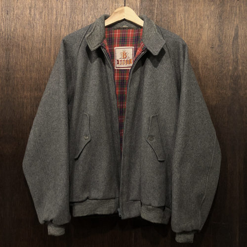 Baracuta G9 Winter Harrington Jacket Heavy Wool 100% Melton Gray