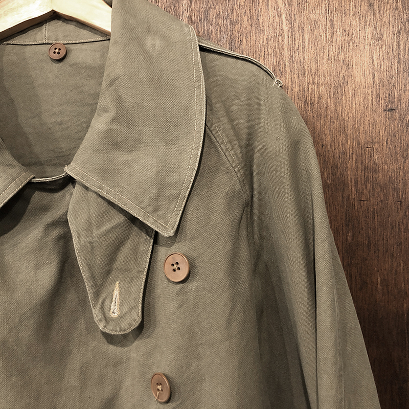 French Army M38 Double Breasted Motor Cycle Coat Military Jacket