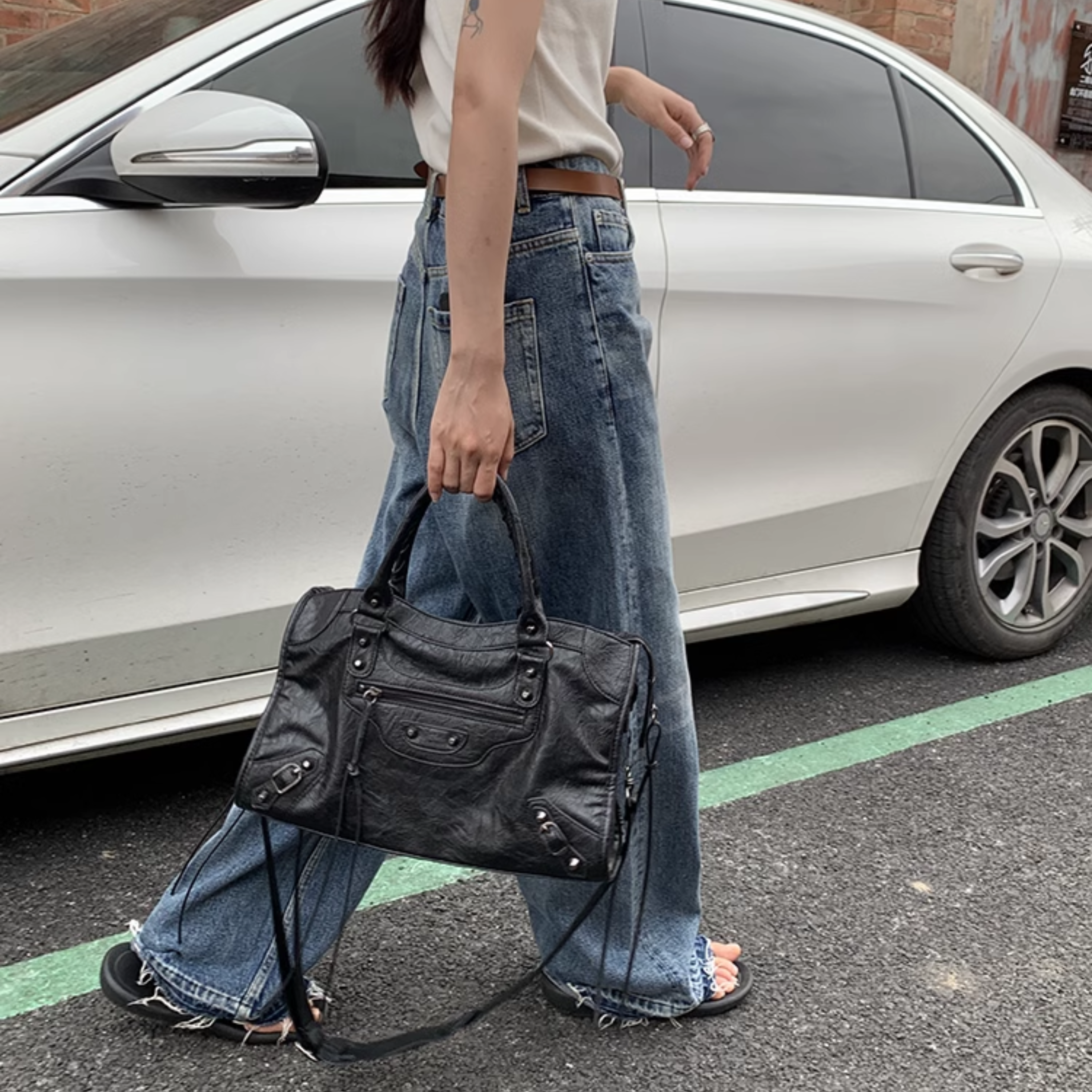 2WAY PARIS RETRO BIG BAG