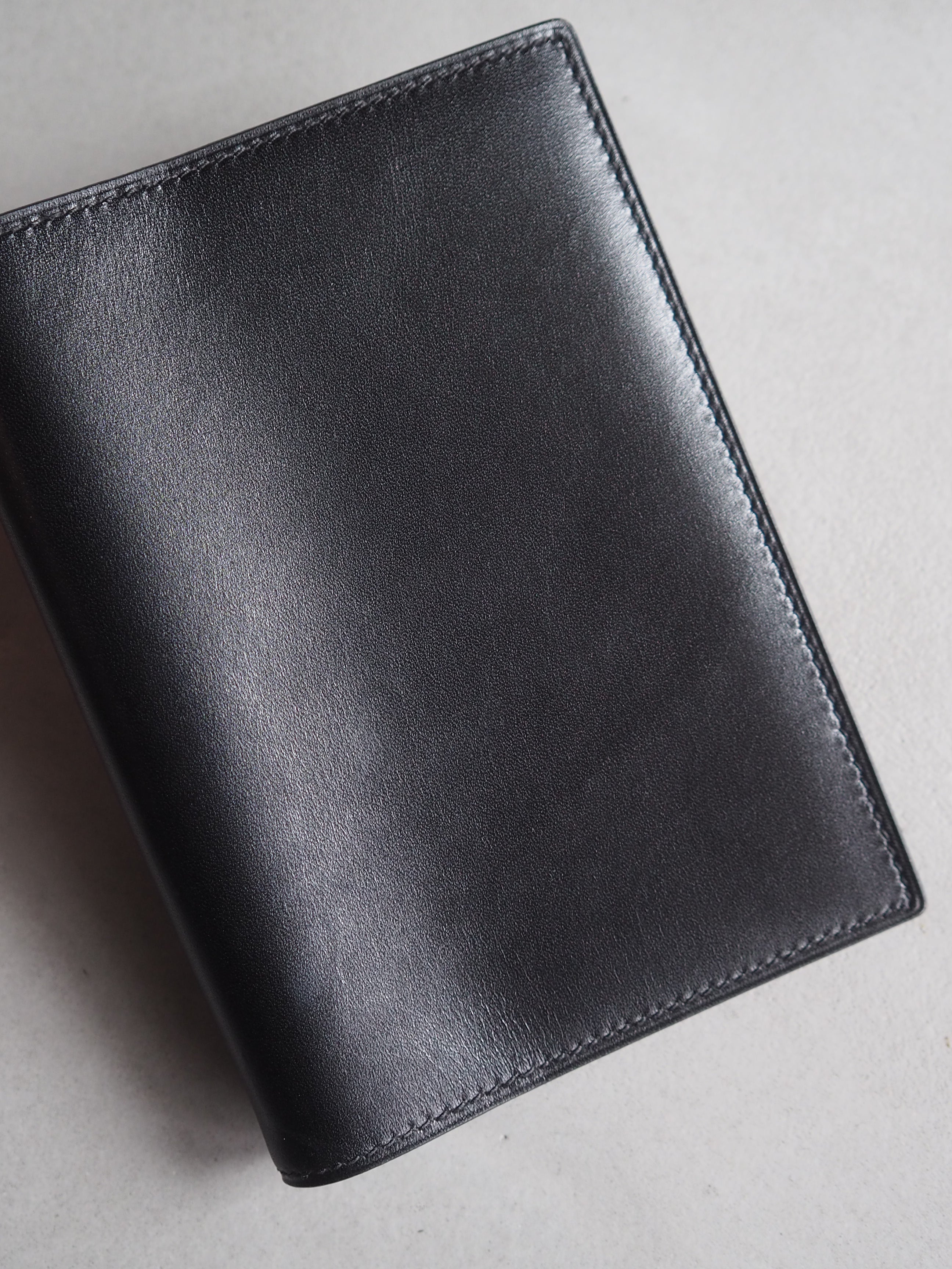 HERMES エルメス アジェンダ 手帳 財布 カードケース ブラック レザー