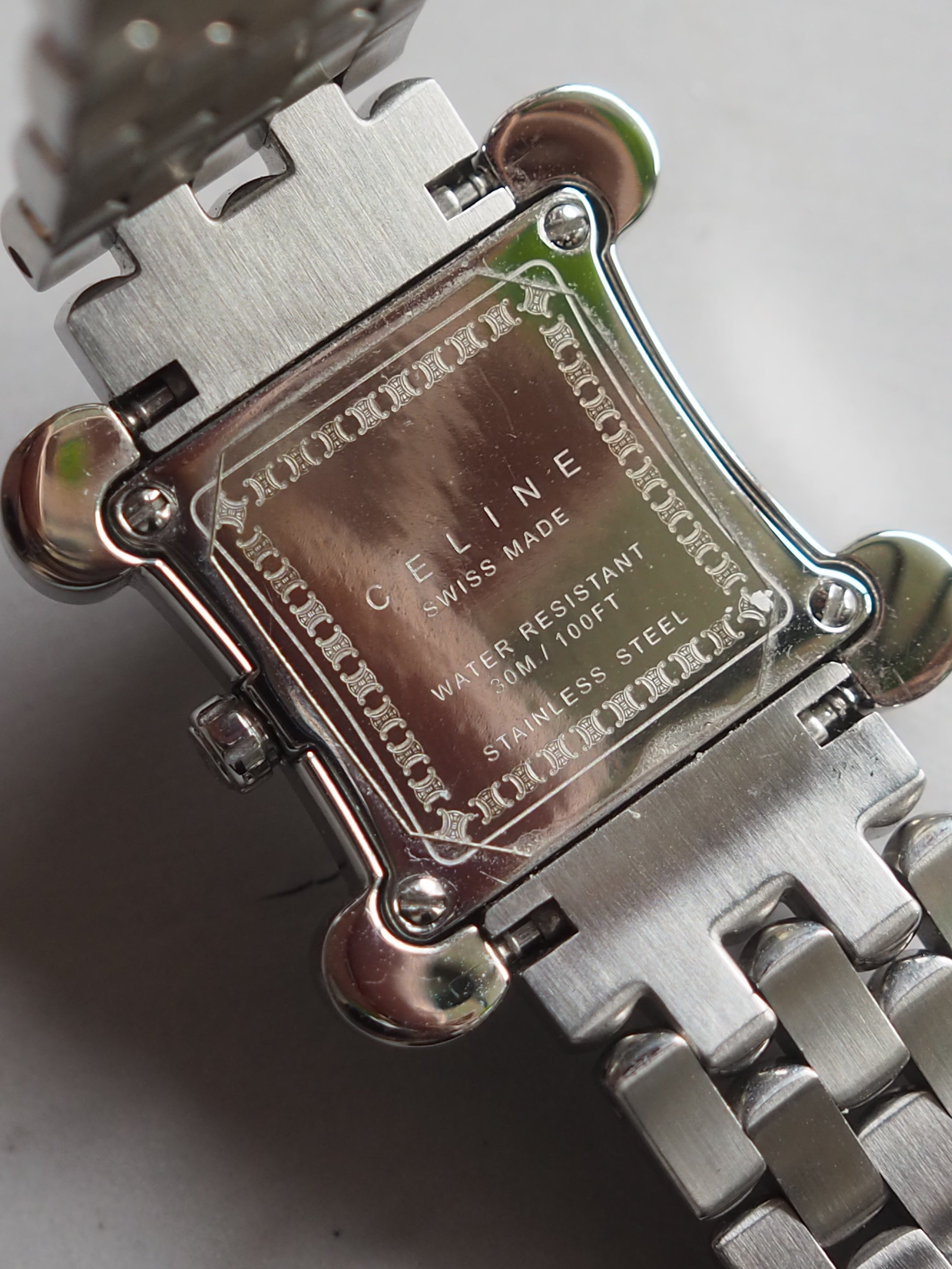 CELINE セリーヌ トリオンフ マカダム フェイス ウォッチ 腕時計