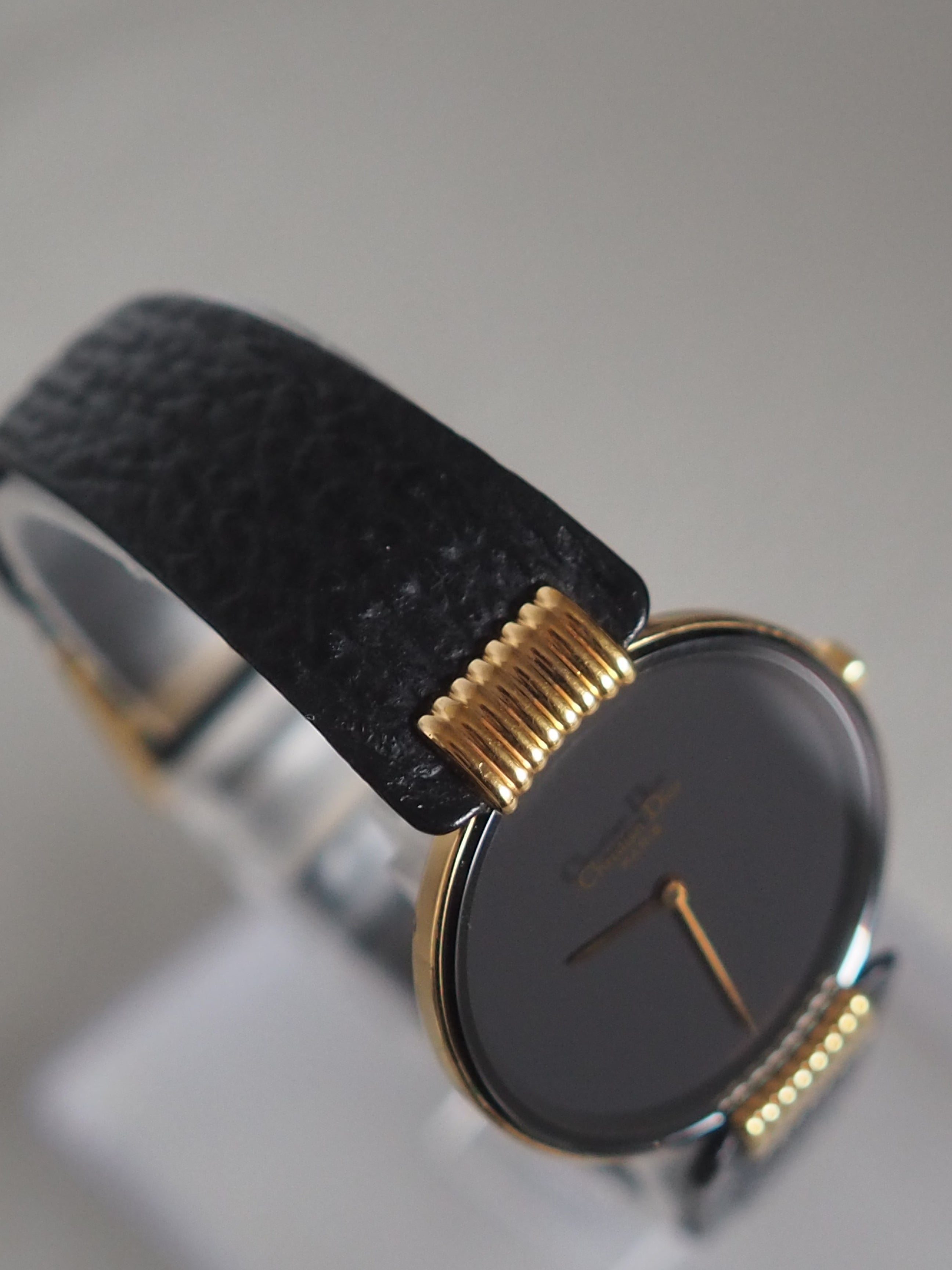 Christian Dior ヴィンテージ ディオール ブラックムーン ウォッチ