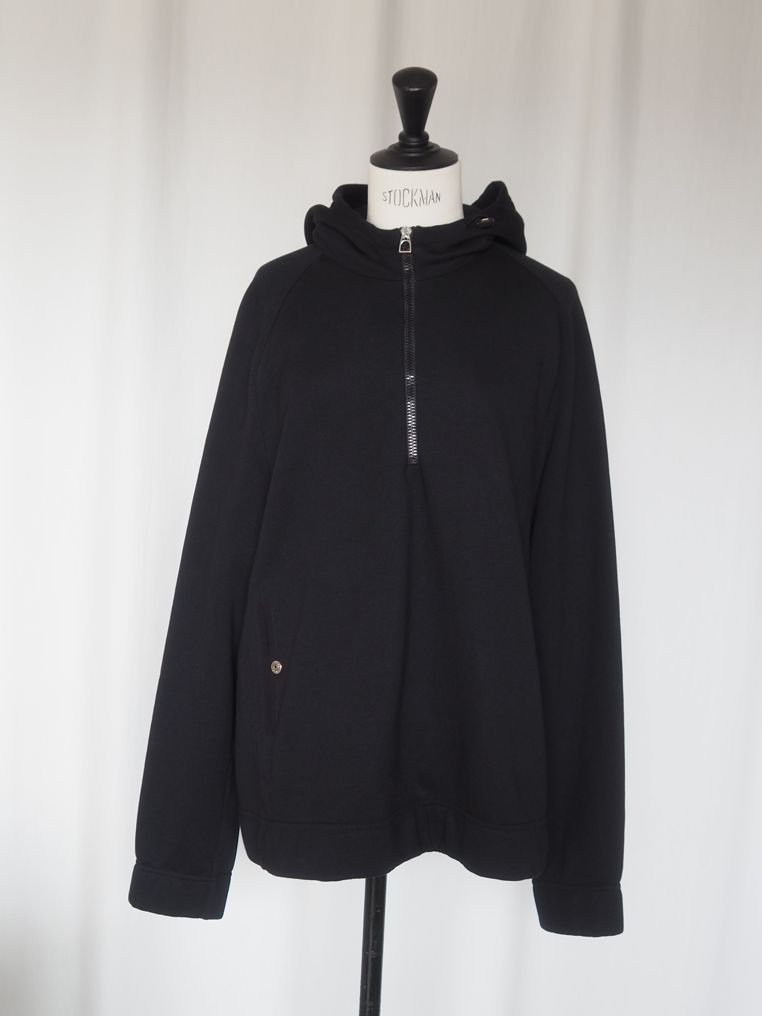 HERMES エルメス メンズ セリエ ボタン ハーフジップ スウェット