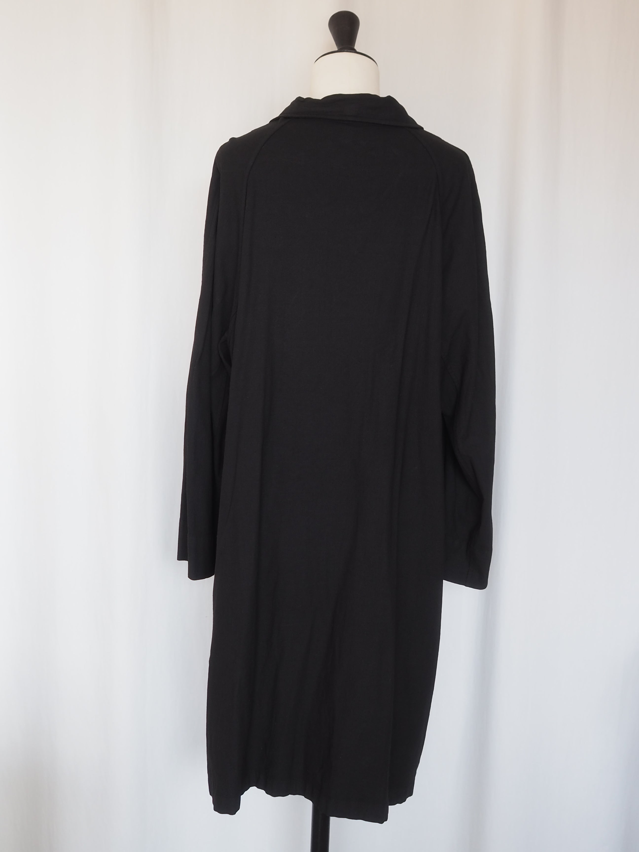 シャネル 03A ウール ココボタン ダブル チェスターコート 38 ブラック