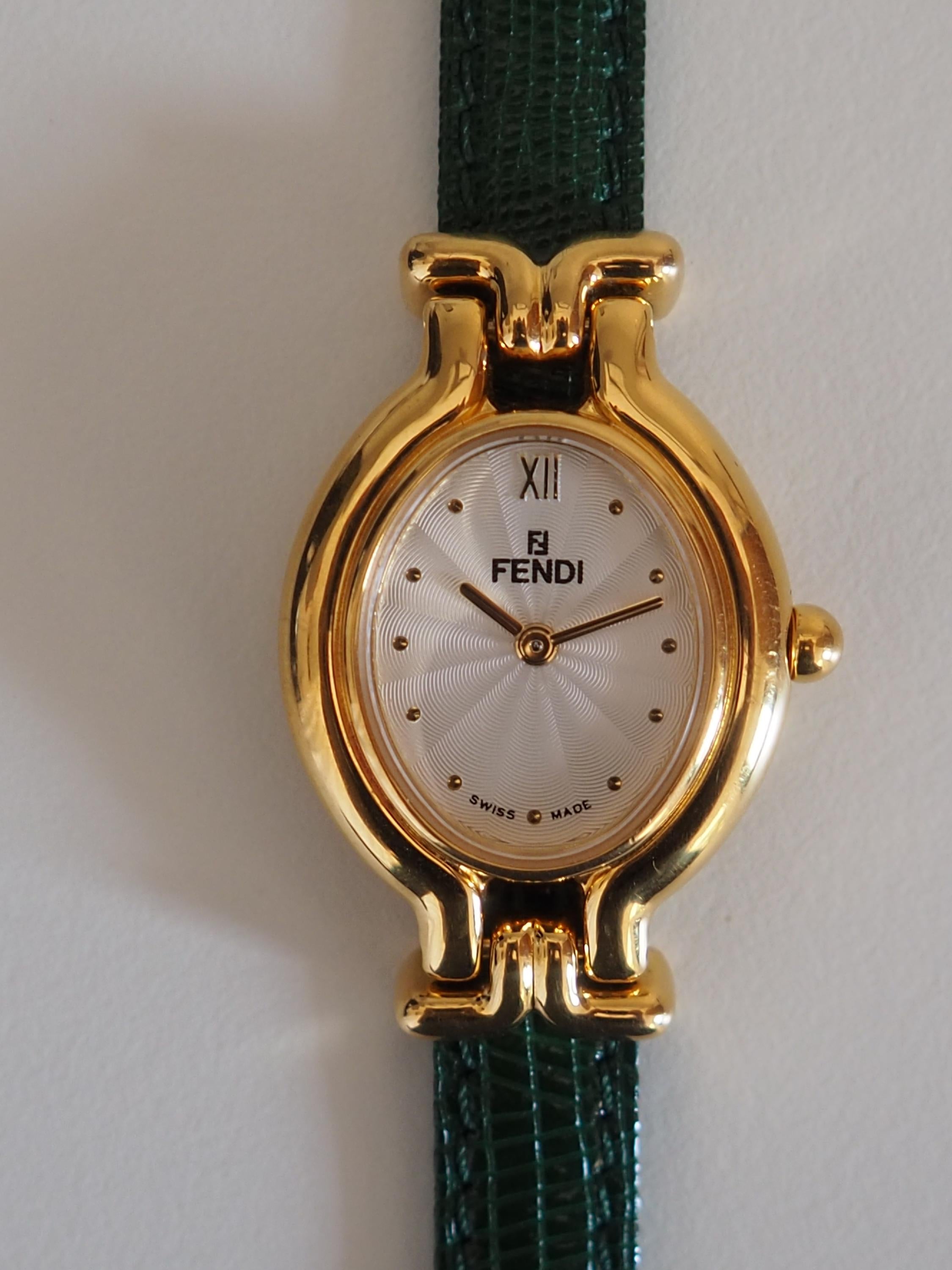 FENDI フェンディ カメレオン ウォッチ 腕時計 ゴールド チェンジ