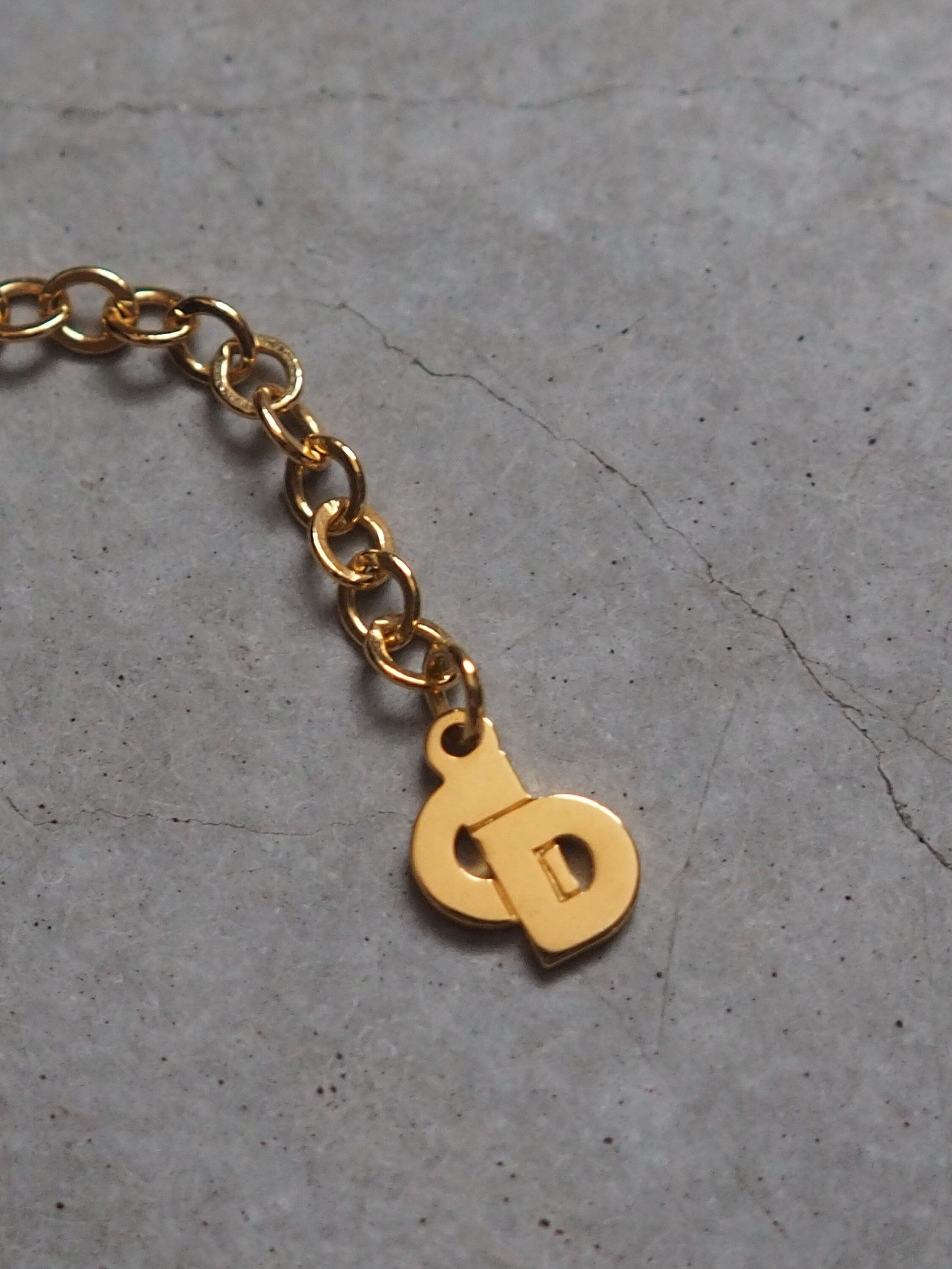 Christian Dior CDロゴ ネックレス ヴィンテージ ディオール ゴールド