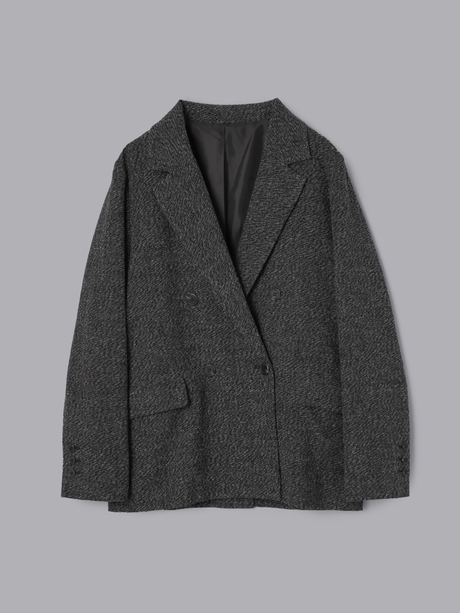 ツイードテーラードジャケット