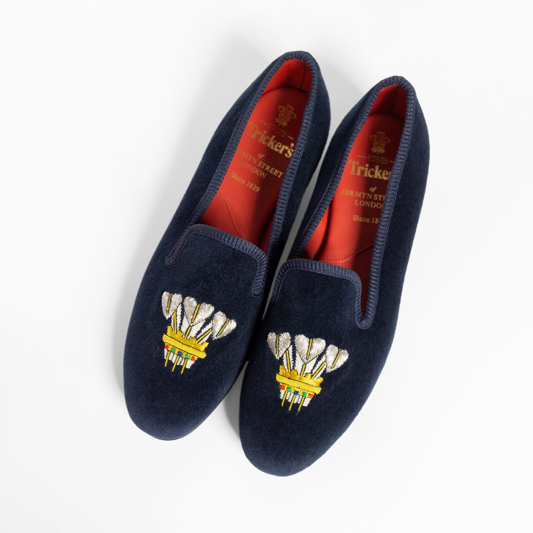 ONTADE公式｜トリッカーズ オペラシューズ VICTORIA NAVY VELVET