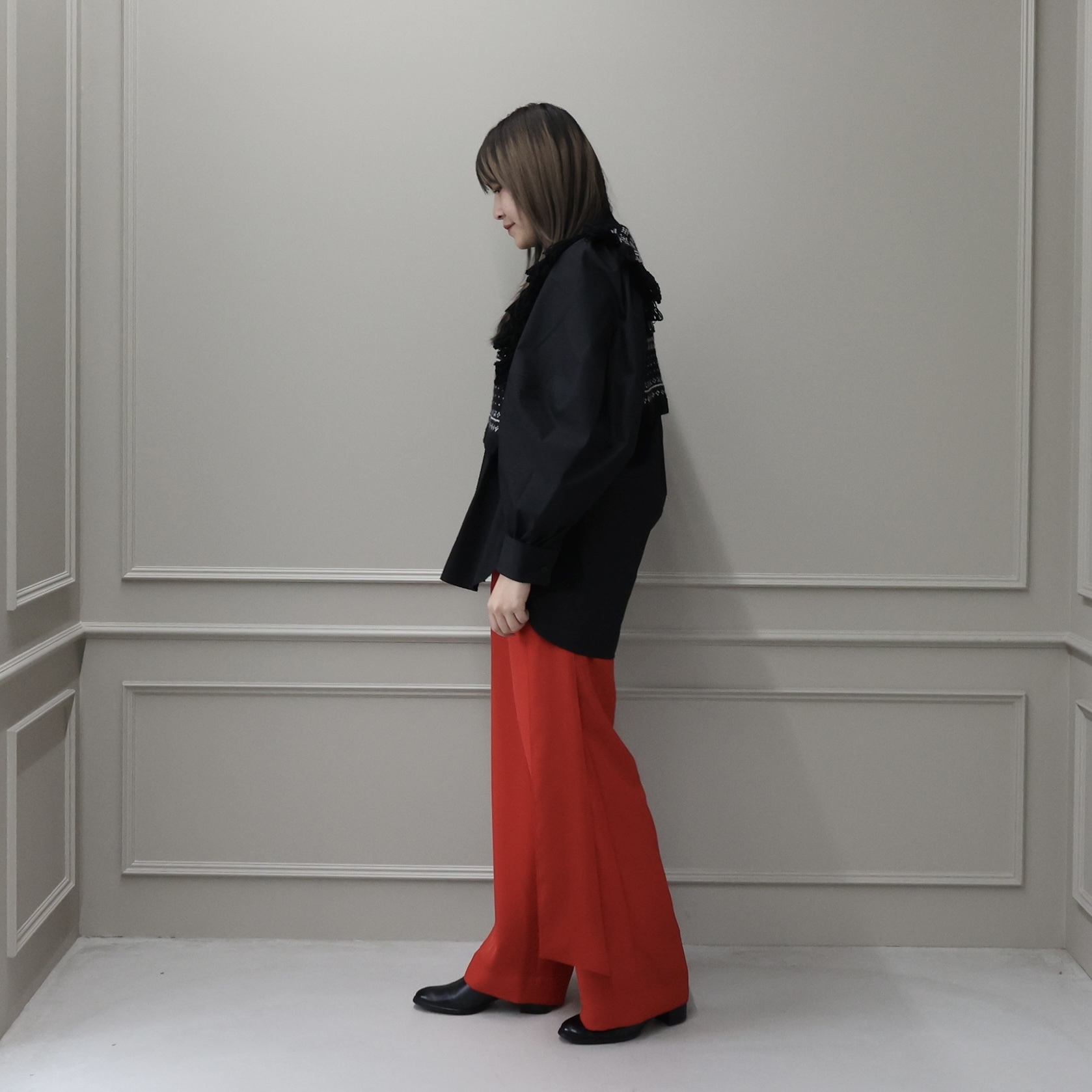 HYKE(ハイク)】 NORDIC FRINGE SWEATER VEST｜パリゴ尾道店｜尾道本