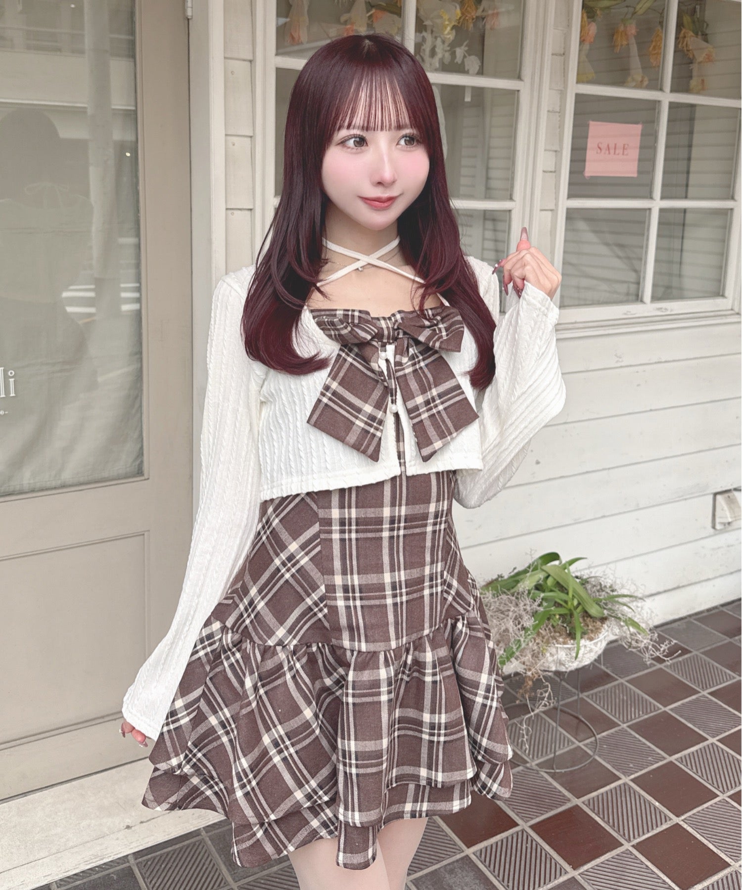 一部予約商品】リボンアンサンブルワンピース – PARK by one way