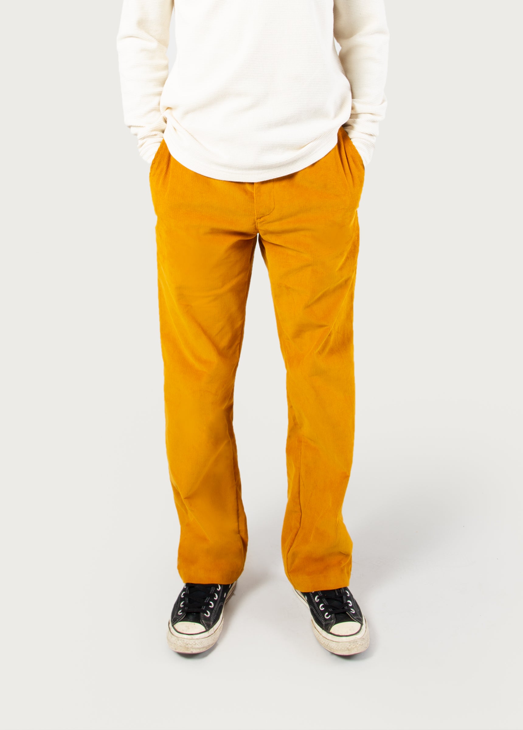 Corduroy Leisure Pant | Mustard | Lost Weekend Collection | One Of