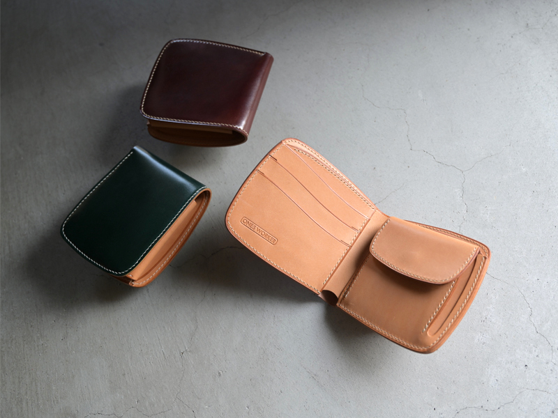 コードバン & ブッテーロ シェル型二つ折り財布 | ONES WORKER ワンズ