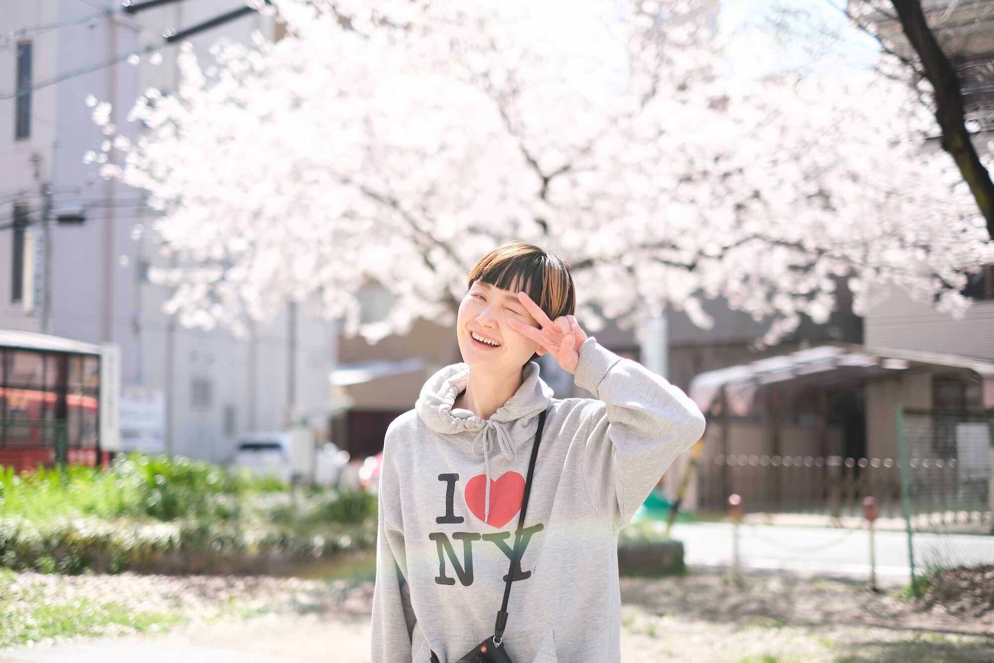 FUJIFILM X-E4とXF35mm F1.4Rで鶴舞/七本松公園の桜を撮影してきました