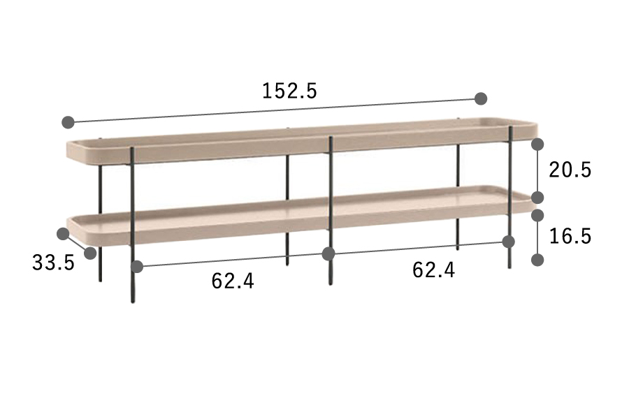 デンマーク sketch HUMLA 152 TV shelf Sketch HUMLA 152 TV shelf
