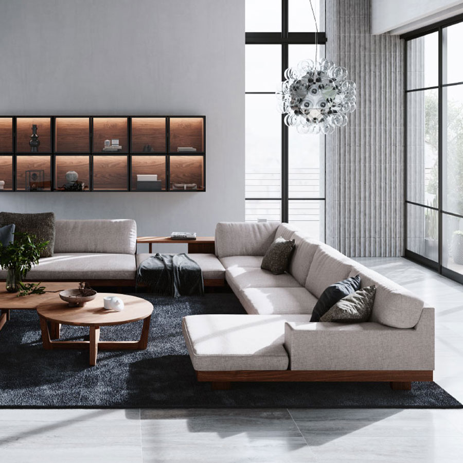 マスターウォール デニッシュソファ 3シーター180｜家具の通販なら