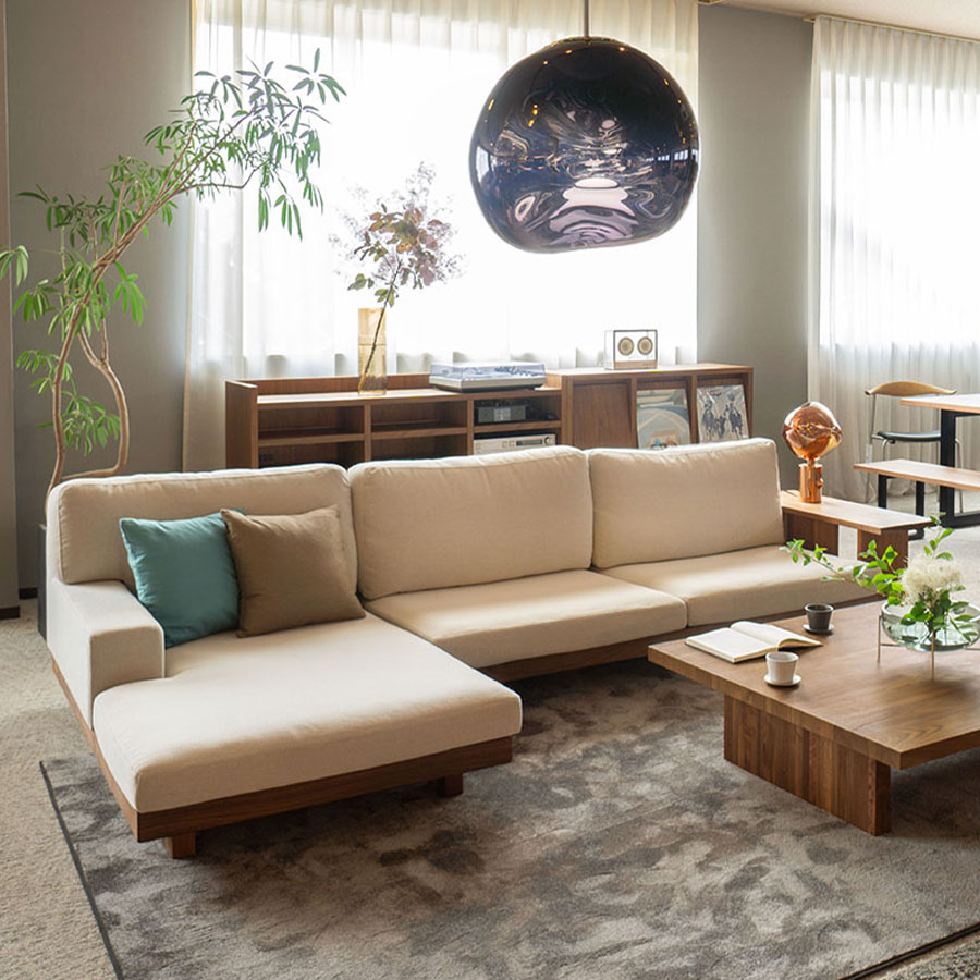 マスターウォール デニッシュソファ 3シーター180｜家具の通販なら