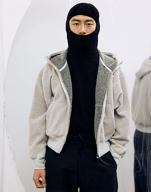 Wool Fleece Hoodie / 306409252001 – satoseni online store /サトウ