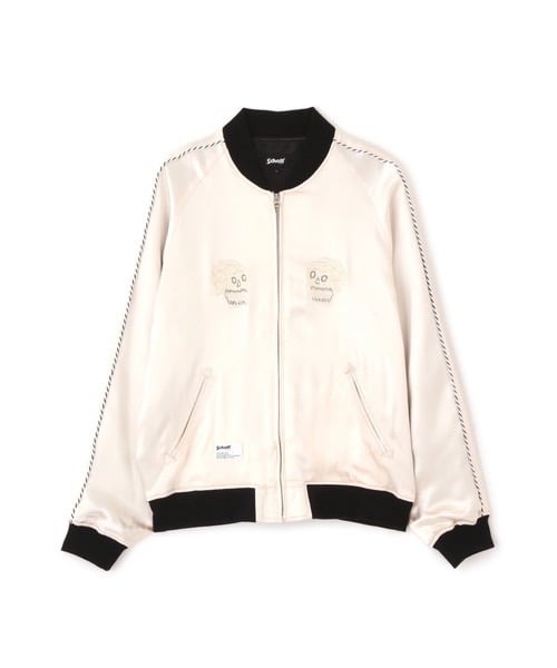 Schott/ショット/RAYON SUKA JACKET/レーヨン スカジャン(M IVORY