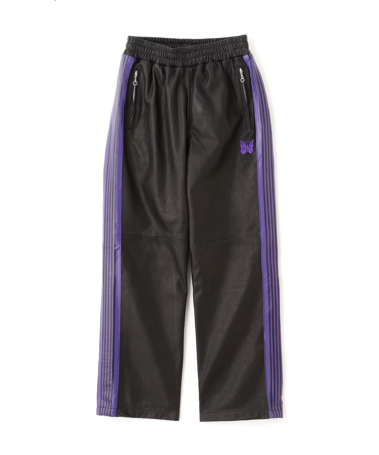 Schott×NEEDLES/ショット×ニードルス/LEATHER TRACK PANTS/レザー