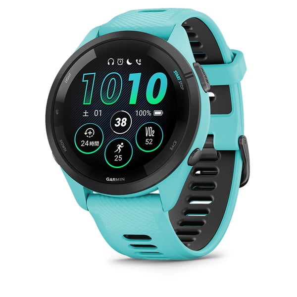 SALE】 GARMIN ガーミン Forerunner 265 Aqua Suica対応 010-02810-42