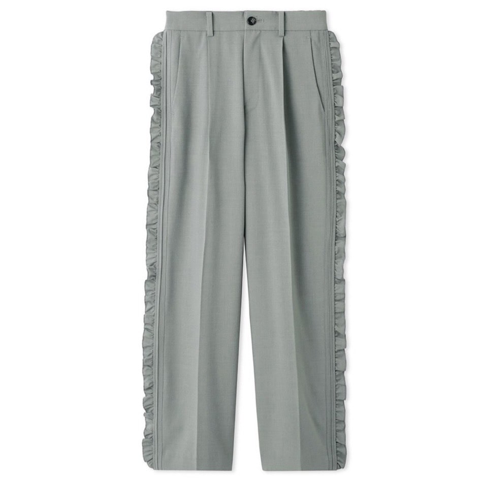 サイドフリルワイドパンツ(0 GRY)｜ FURFUR｜渋谷PARCO | ONLINE PARCO